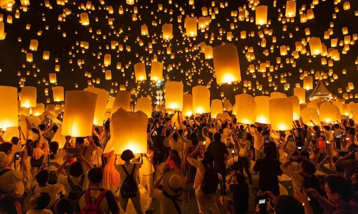 Lễ hội đèn lồng Yi Peng tại Chiang Mai