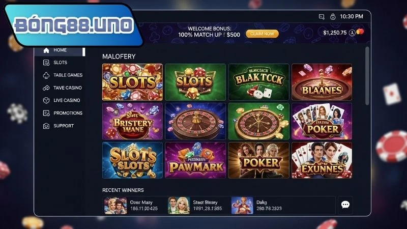 Điểm nổi bật của casino Bong88