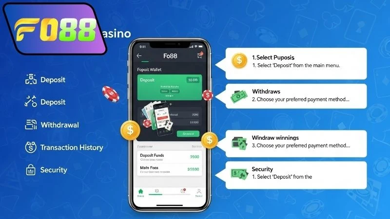 Tạo và quản lý ví tiền Fo88